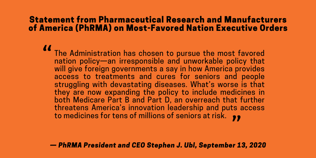 Pull out Quote PhRMA