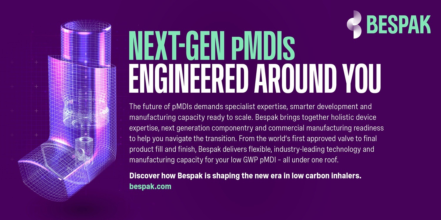Next-generation pMDIs: Embedding sustainability across design and developmentSponsored By Bespak